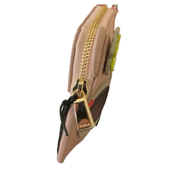 Furla Pink Bear Face Crossbody Bag with Sunglasses Patch - Picture 4 of 6